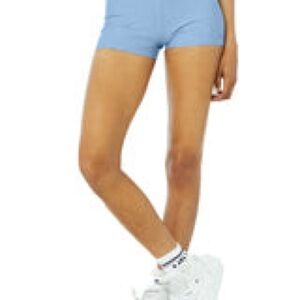 Alo Yoga High-Waist Airlift 3” Short – Blue Skies, Size Medium (Sold Out)